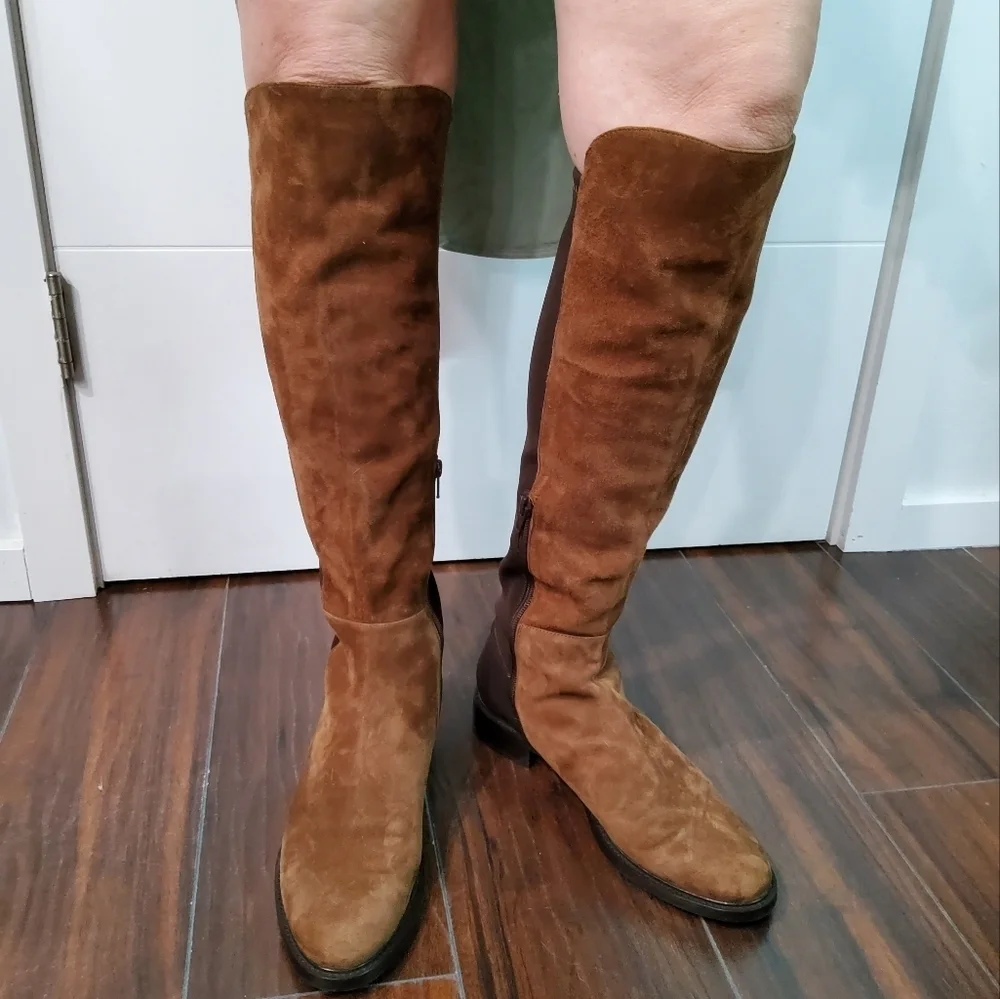 Clorinda Antinori Suede Tall Boots Size 40/9